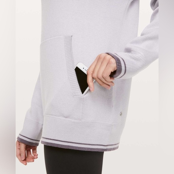 RARE Lululemon Soothe Away Hoodie in Stargaze/Graphite Purple - Size 6 - Picture 4 of 14